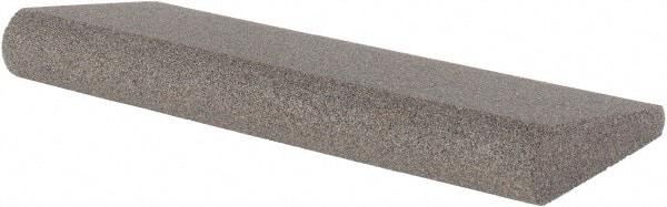 Made in USA - 4-1/2" Long x 1-3/4" Diam x 1/2" Thick, Aluminum Oxide Sharpening Stone - Round, Coarse Grade - Exact Tool & Supply