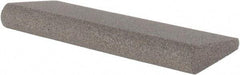 Made in USA - 4-1/2" Long x 1-3/4" Diam x 1/2" Thick, Aluminum Oxide Sharpening Stone - Round, Coarse Grade - Exact Tool & Supply