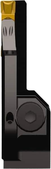 Seco - CFO, External, Left Hand, 2.3" Max Depth of Cut, 5mm Min Groove Width, Indexable Grooving Tool Holder - LC.. 1605.. Insert Compatibility, 1" Shank Height, 1" Shank Width, 6" OAL - Exact Tool & Supply