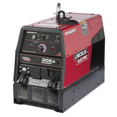 Lincoln Electric - Portable Welder/Generators; Duty Cycle: 305A DC CC/29V/100%; 300A DC CV/29V/100% ; Process: Stick, TIG, MIG, Flux Cored, Gouging ; Input Current: DC ; Output Current: DC ; Maximum Output Voltage: 230 ; Phase: Single Phase - Exact Tool & Supply