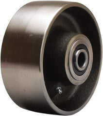 Hamilton - 6 Inch Diameter x 2-1/2 Inch Wide, Forged Steel Caster Wheel - 3,500 Lb. Capacity, 3-1/4 Inch Hub Length, 3/4 Inch Axle Diameter, Precision Ball Bearing - Exact Tool & Supply