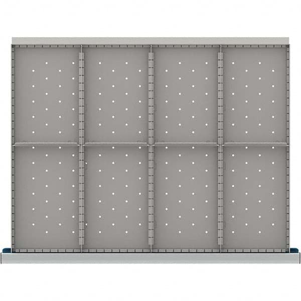 LISTA - 8-Compartment Drawer Divider Layout for 3.15" High Drawers - Exact Tool & Supply