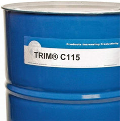 Master Fluid Solutions - Trim C115, 54 Gal Drum Grinding Fluid - Synthetic, For Machining - Exact Tool & Supply