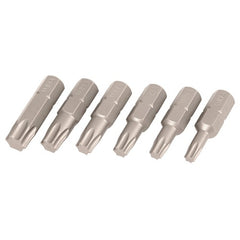 Torx Insert Bit T5, T6, T7, T8, T9 & T10 × 25mm (6 Bit Pack) - Exact Tool & Supply
