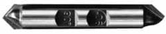 Hertel - 3/4" Diam Double End Cobalt Chamfer Mill - Exact Tool & Supply