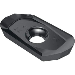 Walter - ZDGT200530 K85 Grade WMG40 Carbide Milling Insert - Uncoated, 0.2189" Thick, 3mm Corner Radius - Exact Tool & Supply
