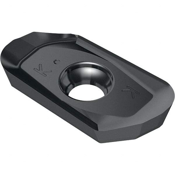 Walter - ZDGT150412 K85 Grade WK10 Carbide Milling Insert - Uncoated, 0.1874" Thick, 1.2mm Corner Radius - Exact Tool & Supply