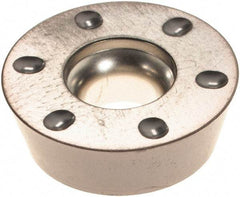 Walter - RDHW2006M0 A57 Grade WHH15 Carbide Milling Insert - TiAlN Finish, 1/4" Thick, 20mm Inscribed Circle - Exact Tool & Supply