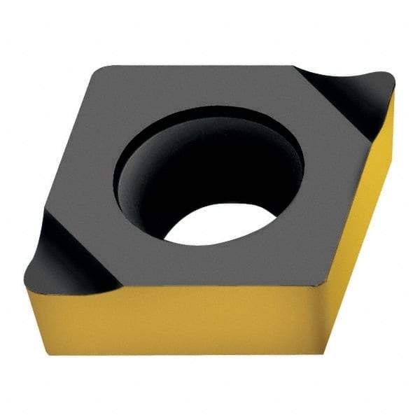 Walter - CPGT731 X25 Grade WK1 Carbide Boring Insert - Uncoated, Diamond, 7/8" Inscr Circle, 3/16" Thick, 1/64" Corner Radius - Exact Tool & Supply