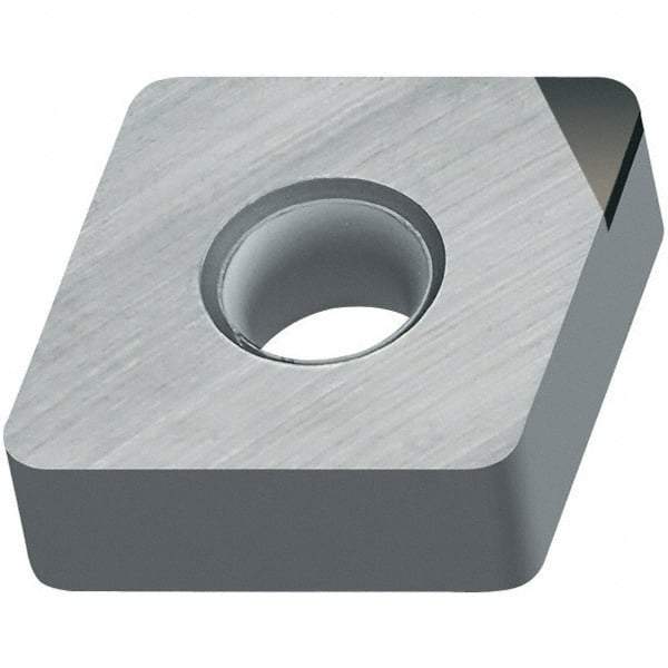 Walter - CNMA432 Grade WCB50 CBN Turning Insert - Uncoated, 80° Diamond, 1/2" Inscr Circle, 3/16" Thick, 1/32" Corner Radius - Exact Tool & Supply