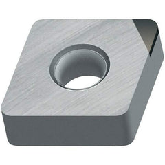 Walter - CNMA432 Grade WCB50 CBN Turning Insert - Uncoated, 80° Diamond, 1/2" Inscr Circle, 3/16" Thick, 1/32" Corner Radius - Exact Tool & Supply