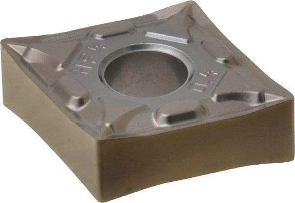 Walter - CNMG431 NF4 Grade WSM10 Carbide Turning Insert - 80° Diamond, 1/2" Inscr Circle, 3/16" Thick, 1/64" Corner Radius - Exact Tool & Supply