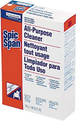 Spic & Span - Box Cleaner - Use on Ceramic Tile, Laminate Surfaces, Linoleum, Quarry Tile, Cement, Concrete, Vinyl Tile, Terra Cotta, Terrazzo, Vinyl Composite Tile (VCT) - Exact Tool & Supply
