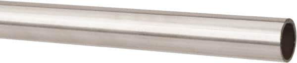 Made in USA - 6 to 7' Long, 1/2" OD, 304 Stainless Steel Tube - 1/36" Wall Thickness - Exact Tool & Supply