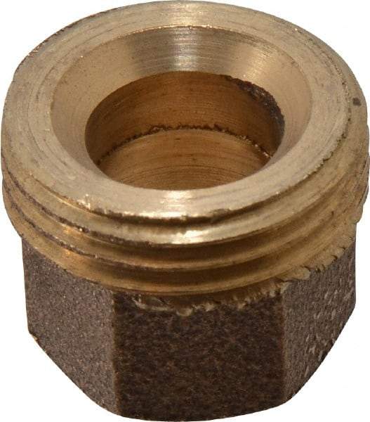 NIBCO - 1/2" Cast Copper Pipe Hose Adapter - C x Hose, Pressure Fitting - Exact Tool & Supply