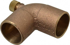 NIBCO - 3/4" Cast Copper Pipe 90° Vent Elbow - C x C, Pressure Fitting - Exact Tool & Supply