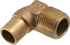 NIBCO - 1/2" Cast Copper Pipe 90° Elbow - FTG x M, Pressure Fitting - Exact Tool & Supply