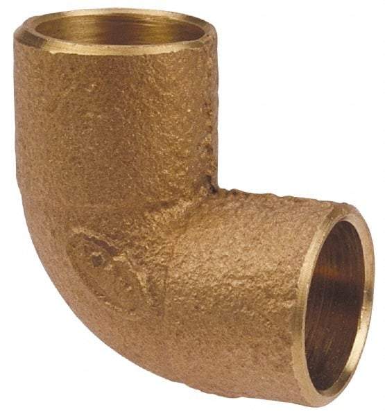 NIBCO - 3 x 2" Cast Copper Pipe 90° Close Rough Elbow - C x C, Pressure Fitting - Exact Tool & Supply