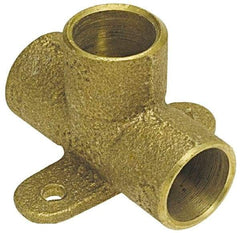 NIBCO - 1/2" Cast Copper Pipe Drop Tee - C x C x C, Pressure Fitting - Exact Tool & Supply
