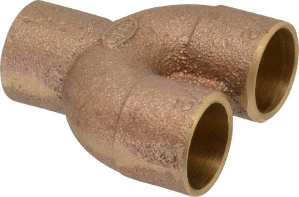 NIBCO - 1/2" Cast Copper Pipe Supply & Return Tee - C x C x C, Pressure Fitting - Exact Tool & Supply