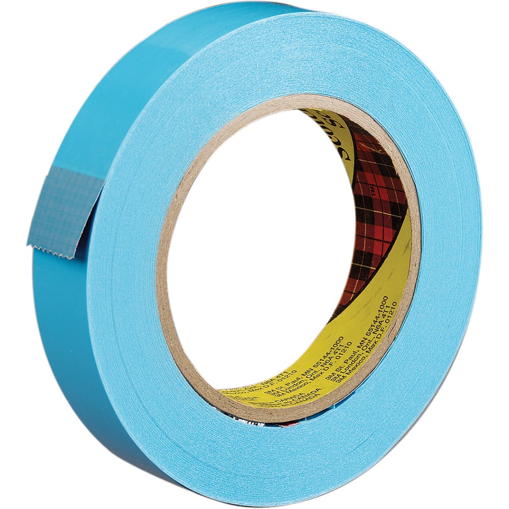 3M - Filament & Strapping Tape; Type: Strapping Tape ; Color: Blue ; Width (Inch): 2.83 ; Width (mm): 72.00 ; Length (yd): 60.14 (Yards); Length: 55.000 - Exact Tool & Supply
