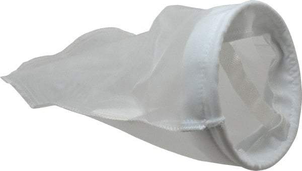 Pentair - 250 Micron, Size 1, 100 GPM Max Flow, High Flow Bag Filter - 7 Inch Diameter, 16-1/2 Inch Long, 2 Sq. Ft. - Exact Tool & Supply