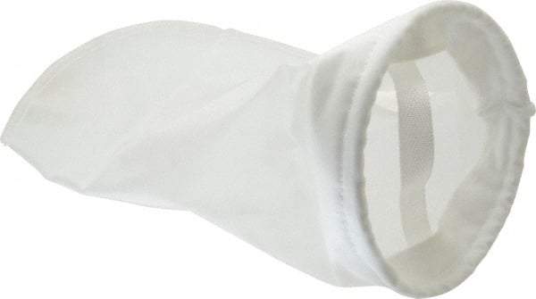 Pentair - 300 Micron, Size 1, 100 GPM Max Flow, High Flow Bag Filter - 7 Inch Diameter, 16-1/2 Inch Long, 2 Sq. Ft. - Exact Tool & Supply