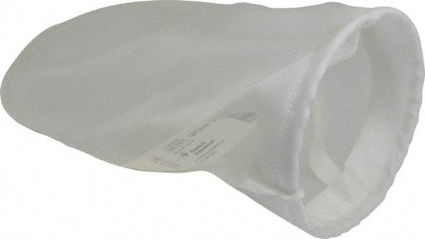 Pentair - 600 Micron, Size 1, 100 GPM Max Flow, High Flow Bag Filter - 7 Inch Diameter, 16-1/2 Inch Long, 2 Sq. Ft. - Exact Tool & Supply