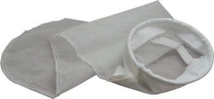 Pentair - 150 Micron, Size 2, 220 GPM Max Flow, High Flow Bag Filter - 7 Inch Diameter, 32 Inch Long, 4.4 Sq. Ft. - Exact Tool & Supply