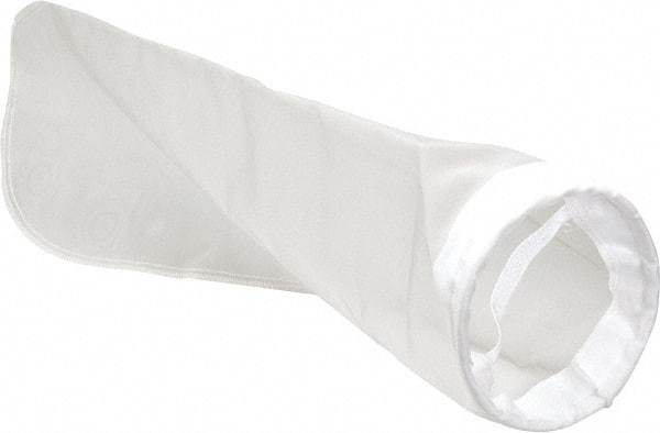 Pentair - 400 Micron, Size 2, 220 GPM Max Flow, High Flow Bag Filter - 7 Inch Diameter, 32 Inch Long, 4.4 Sq. Ft. - Exact Tool & Supply