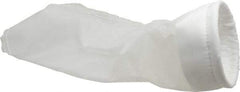 Pentair - 100 Micron, Size 4, 50 GPM Max Flow, High Flow Bag Filter - 4.1 Inch Diameter, 14 Inch Long, 1 Sq. Ft. - Exact Tool & Supply