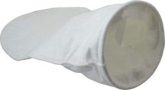 Pentair - 5 Micron, Size 1, 50 GPM Max Flow, High Efficiency Bag Filter - 7 Inch Diameter, 16-1/2 Inch Long, 2 Sq. Ft. - Exact Tool & Supply