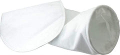 Pentair - 100 Micron, Size 2, 150 GPM Max Flow, High Efficiency Bag Filter - 7 Inch Diameter, 32 Inch Long, 4.4 Sq. Ft. - Exact Tool & Supply