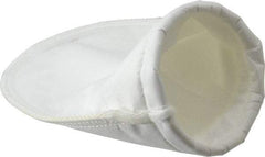 Pentair - 1 Micron, Size 3, 10 GPM Max Flow, High Efficiency Bag Filter - 4.1 Inch Diameter, 8 Inch Long, 1/2 Sq. Ft. - Exact Tool & Supply