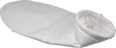 Pentair - 1 Micron, Size 4, 20 GPM Max Flow, High Efficiency Bag Filter - 4.1 Inch Diameter, 14 Inch Long, 1 Sq. Ft. - Exact Tool & Supply