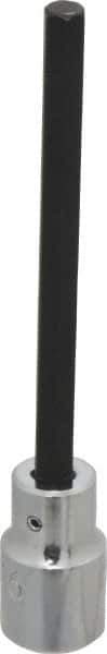 Proto - 1/2" Drive, 5/16" Hex Bit Socket - 5-5/8" OAL, 4-1/8" Bit Length, Long Hex Bit Socket - Exact Tool & Supply