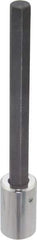 Proto - 1/2" Drive, 1/2" Hex Bit Socket - 7-1/8" OAL, 5-3/8" Bit Length, Long Hex Bit Socket - Exact Tool & Supply