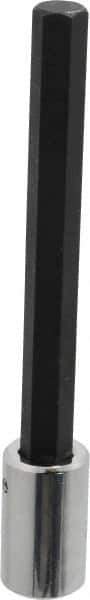 Proto - 1/2" Drive, 9/16" Hex Bit Socket - 7-1/8" OAL, 5-3/8" Bit Length, Long Hex Bit Socket - Exact Tool & Supply