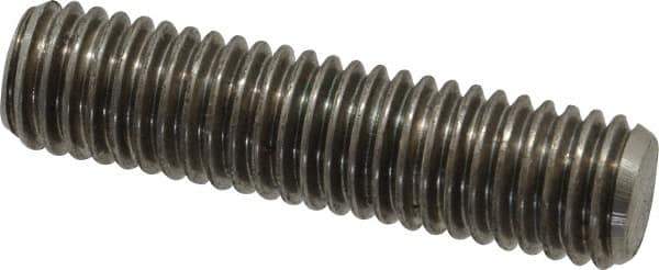 Dan-Loc Bolt & Gasket - 1/2-13 2" OAL Fully Threaded Stud - Stainless Steel, Plain Finish - Exact Tool & Supply