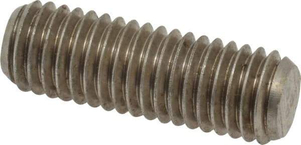 Dan-Loc Bolt & Gasket - 1/2-13 1-1/2" OAL Fully Threaded Stud - Stainless Steel, Plain Finish - Exact Tool & Supply