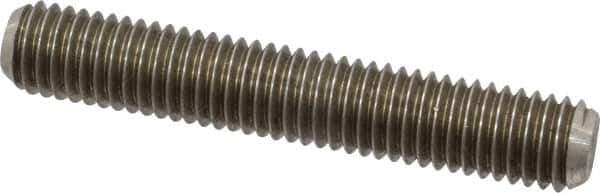 Dan-Loc Bolt & Gasket - 1/2-13 3-1/2" OAL Fully Threaded Stud - Stainless Steel, Plain Finish - Exact Tool & Supply