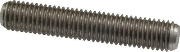 Dan-Loc Bolt & Gasket - 5/8-11 3-1/2" OAL Fully Threaded Stud - Stainless Steel, Plain Finish - Exact Tool & Supply