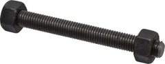 Dan-Loc Bolt & Gasket - 5/8-11 6" OAL Fully Threaded Stud - Alloy Steel, Plain Finish - Exact Tool & Supply