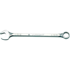 Wright Tool & Forge - Combination Wrenches; Type: Combination Wrench ; Tool Type: SAE ; Size (Inch): 2-5/8 ; Number of Points: 12 ; Finish/Coating: Satin Finish ; Material: Alloy Steel - Exact Tool & Supply