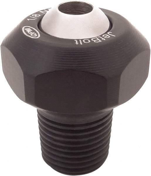 QPM Products - 3/16" Hose Inside Diam, Coolant Hose Nozzle - NPT, for Use with CNC Lathes - Exact Tool & Supply
