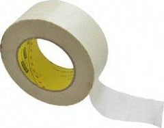 3M - 60 Yd Long x 2" Wide, Series 361, White Silicone Glass Cloth Tape - 7.5 mil Thick, 182 Lb/In Tensile Strength - Exact Tool & Supply