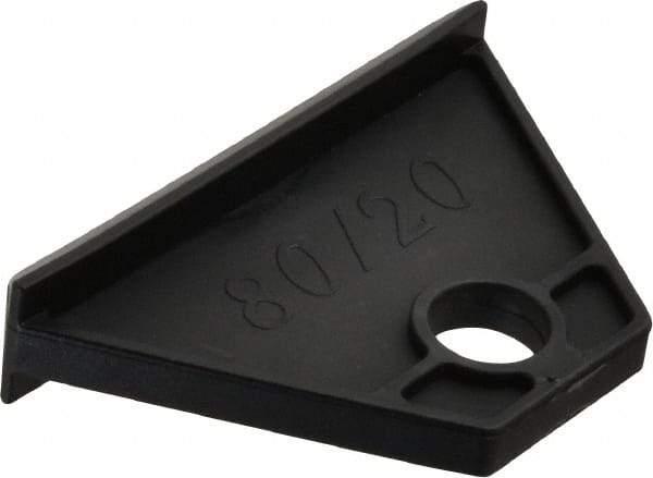 80/20 Inc. - 3" Wide, 1.6" High, Open Shelving Polymer Shelf - Nylon, 1.05" Deep, Use with Series 15 - Exact Tool & Supply