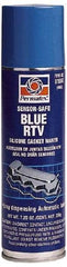 Permatex - 7-1/4 oz Sensor-Safe Gasket Maker - -65 to 500°F, Blue, Comes in Aerosol Can - Exact Tool & Supply