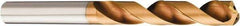 Sandvik Coromant - 10.1mm 140° Solid Carbide Jobber Drill - Multilayer TiAlN Finish, Right Hand Cut, Spiral Flute, Straight Shank, 4.0158" OAL, Split Point - Exact Tool & Supply