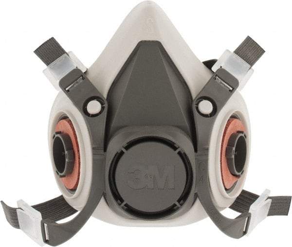 3M - Series 6000, Size S Half Mask Respirator - 4-Point Suspension, Bayonet Connection - Exact Tool & Supply